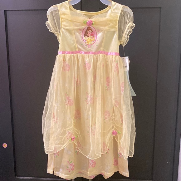 Disney Beauty and The Beast Night Dress Pajamas size 3t Disney Princess Belle - Picture 2 of 10